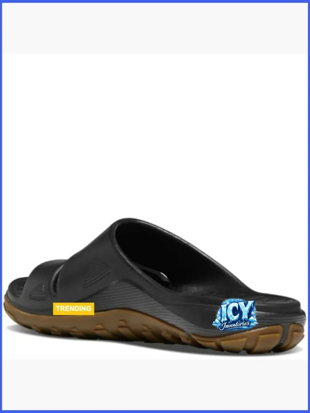 Men's Slide Sandals - Comfortable, Durable Leather Outdoor Footwear